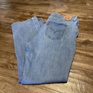 Levi's 415 Jeans Size 18W Women's Classic Boot Cut Mid High Rise Blue Straight
